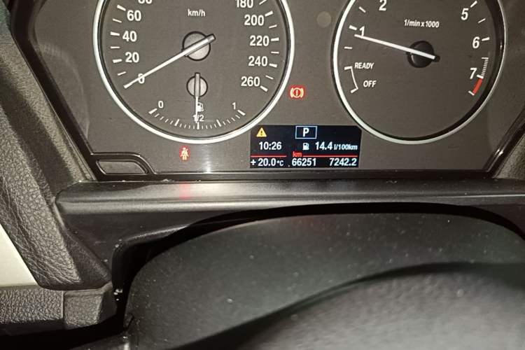 Used BMW 1 Series 2013 Revised 116i Leading Edition Odometer Close Up