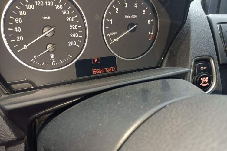 Used BMW 1 Series 2013 Revised 116i Leading Edition Odometer Close Up