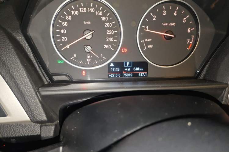 Used BMW 1 Series 2013 Revised 116i Leading Edition Odometer Close Up
