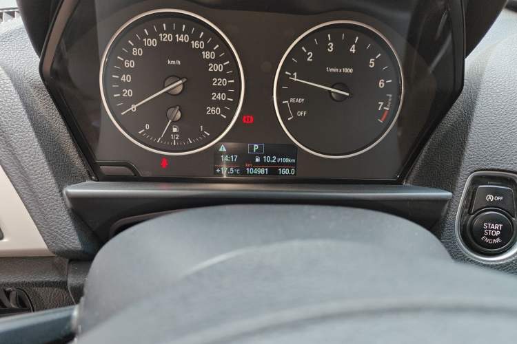 Used BMW 1 Series 2013 Revised 116i Leading Edition Odometer Close Up