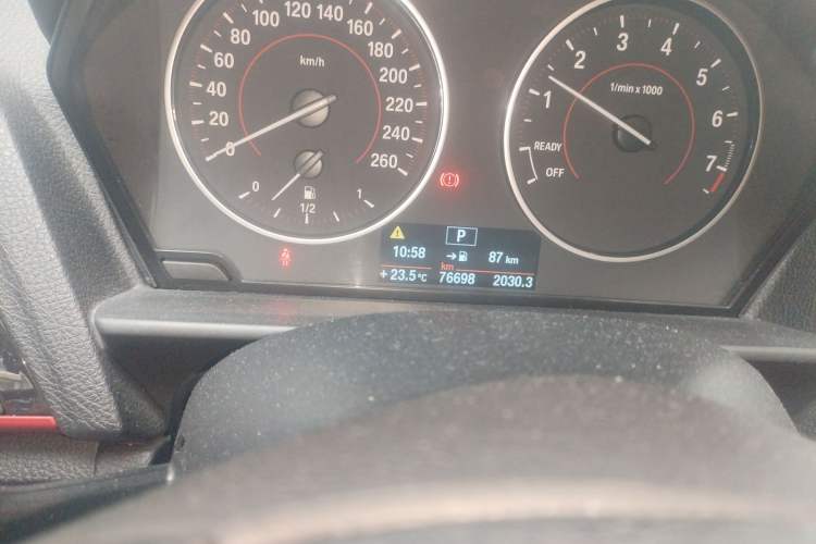 Used BMW 1 Series 2013 Revised 118i Sport Edition Odometer Close Up