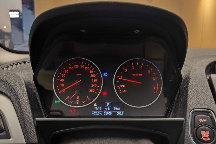 Used BMW 1 Series 2013 Revised 116i Leading Edition Odometer Close Up