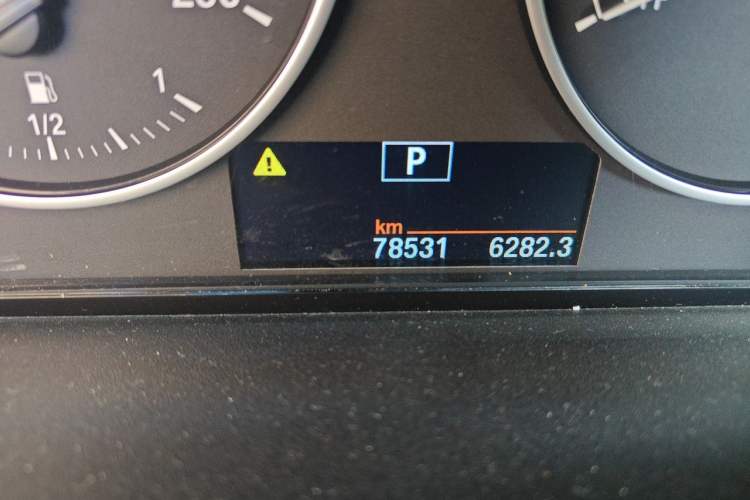 Used BMW 1 Series 2013 Revised 116i Leading Edition Odometer Close Up