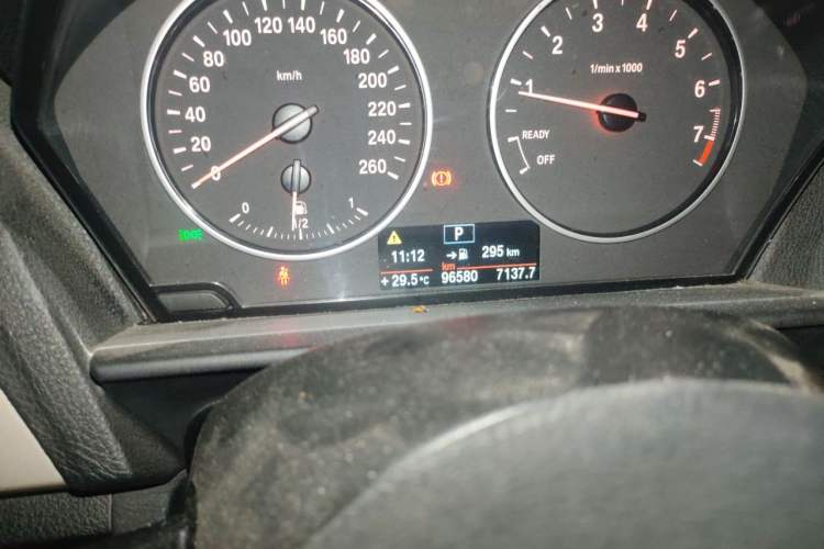 Used BMW 1 Series 2013 Facelifted 118i Leading Edition Odometer Close Up