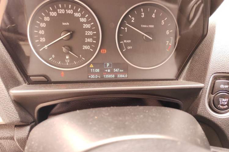 Used BMW 1 Series 2013 Revised 116i Leading Edition Odometer Close Up