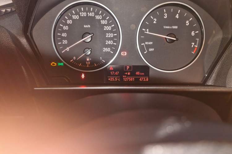 Used BMW 1 Series 2013 Revised 116i Leading Edition Odometer Close Up