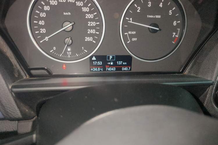 Used BMW 1 Series 2013 Revised 116i Leading Edition Odometer Close Up