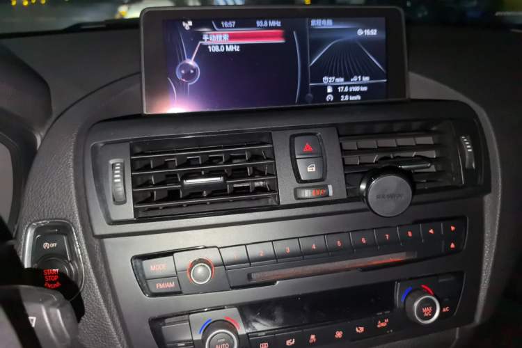 Used BMW 1 Series 2013 Facelifted 118i Leading Edition Audio And AC Panel