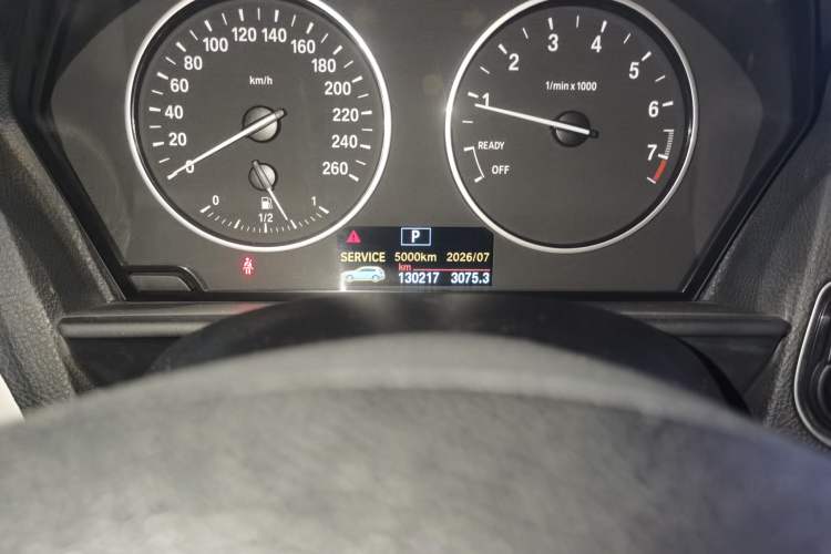 Used BMW 1 Series 2013 Revised 116i Leading Edition Odometer Close Up