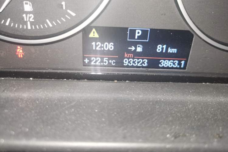 Used BMW 1 Series 2013 Revised 116i Leading Edition Odometer Close Up