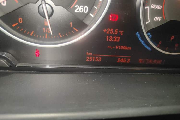 Used BMW 1 Series 2013 M135i 5-door model Odometer Close Up