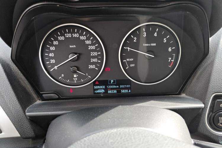 Used BMW 1 Series 2013 Revised 116i Leading Edition Odometer Close Up