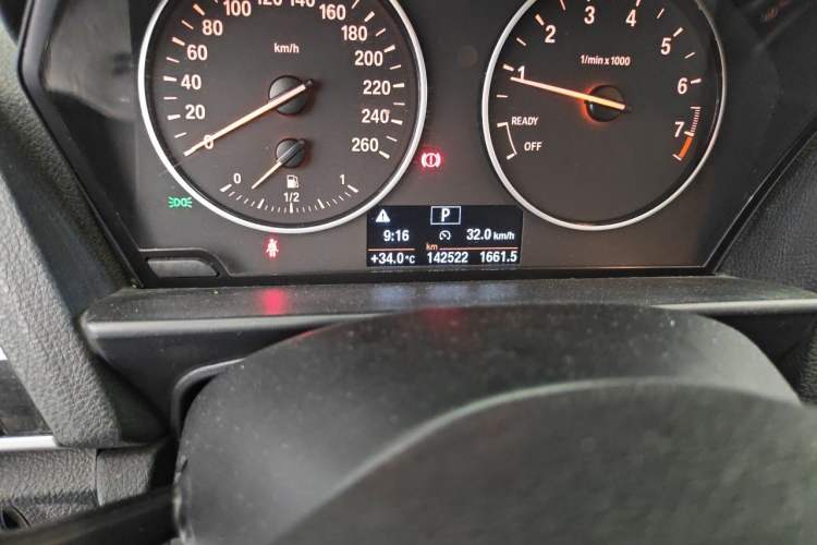 Used BMW 1 Series 2013 Revised 116i Leading Edition Odometer Close Up