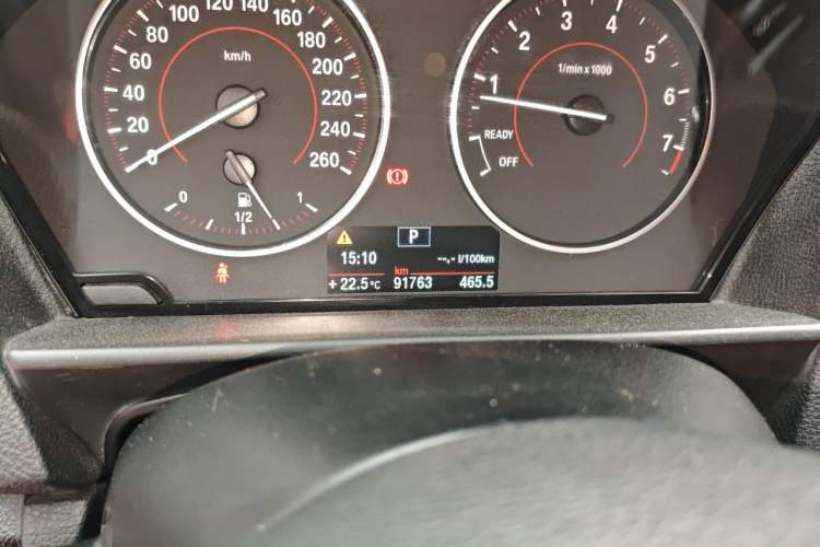 Used BMW 1 Series 2013 Revised 118i Sport Edition Odometer Close Up
