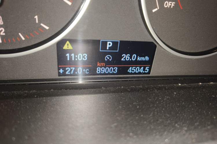 Used BMW 1 Series 2013 Revised 118i Sport Edition Odometer Close Up