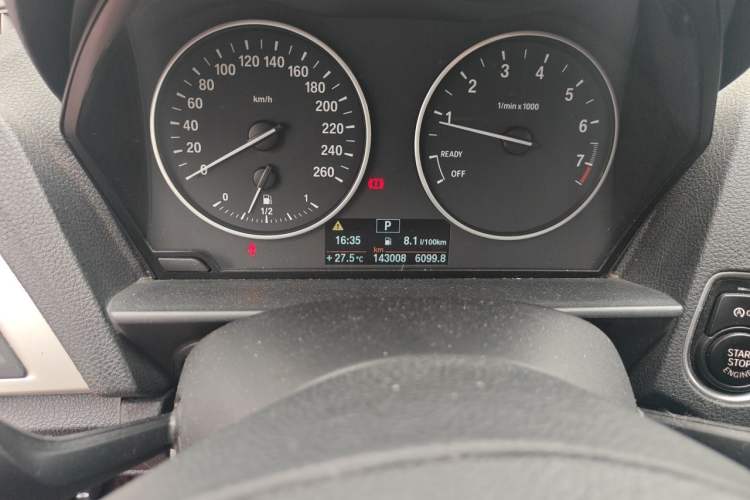 Used BMW 1 Series 2013 Revised 116i Leading Edition Odometer Close Up
