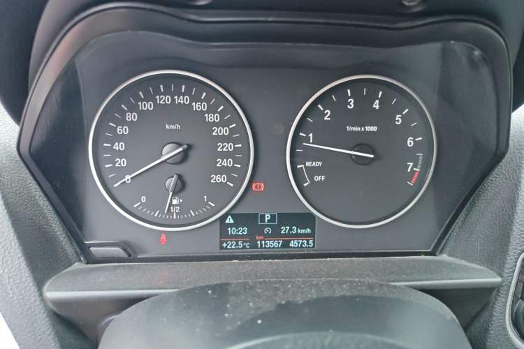 Used BMW 1 Series 2013 Revised 116i Leading Edition Odometer Close Up