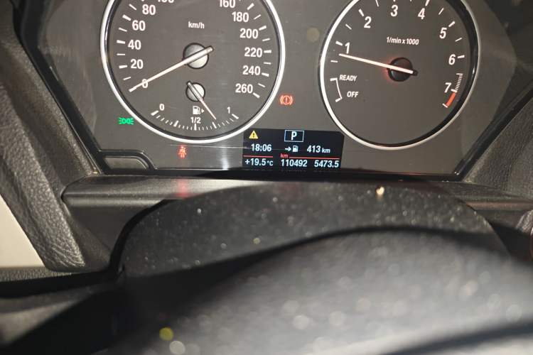 Used BMW 1 Series 2013 Revised 116i Leading Edition Odometer Close Up