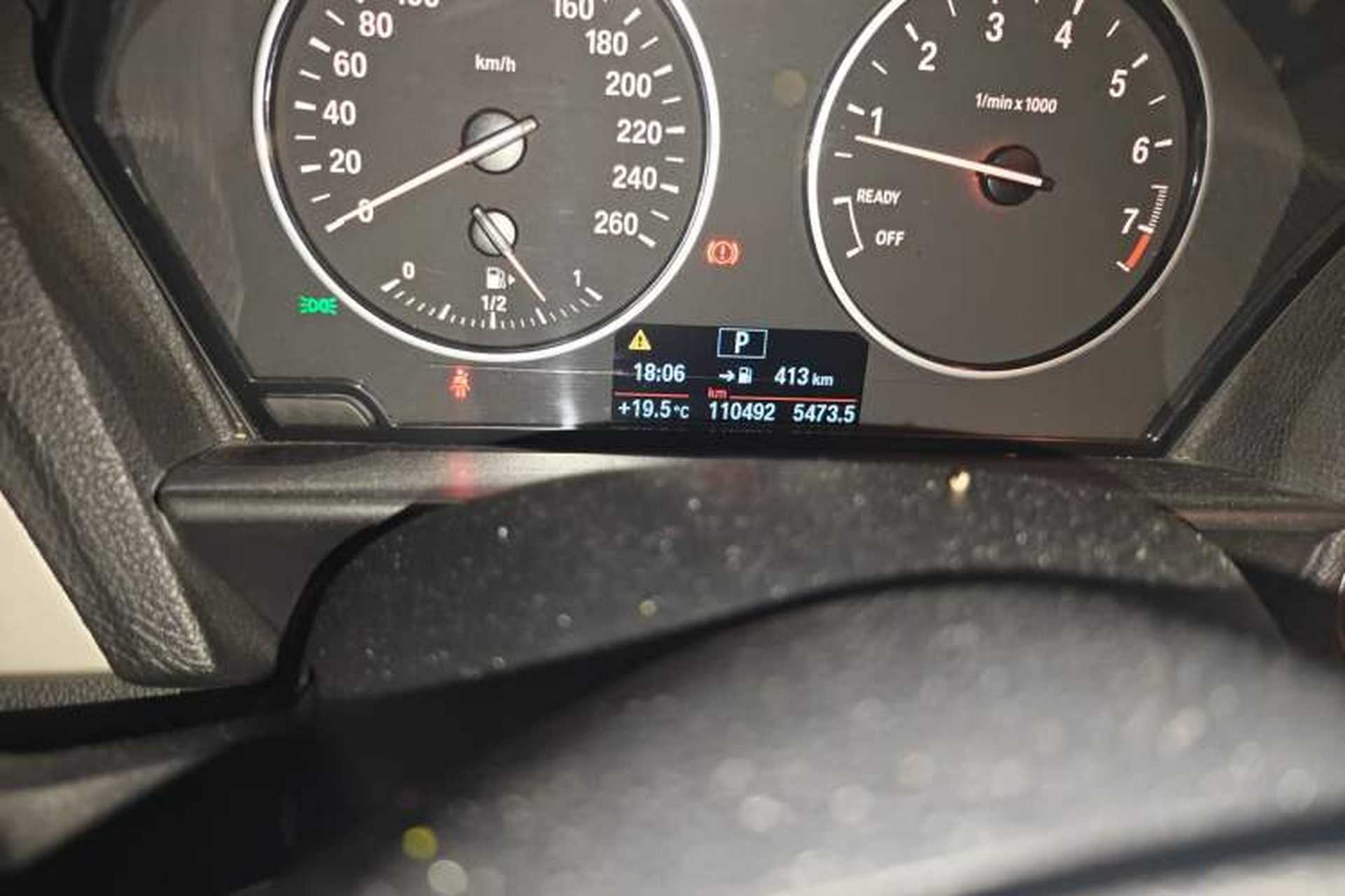 Used BMW 1 Series 2013 Revised 116i Leading Edition Odometer Close Up