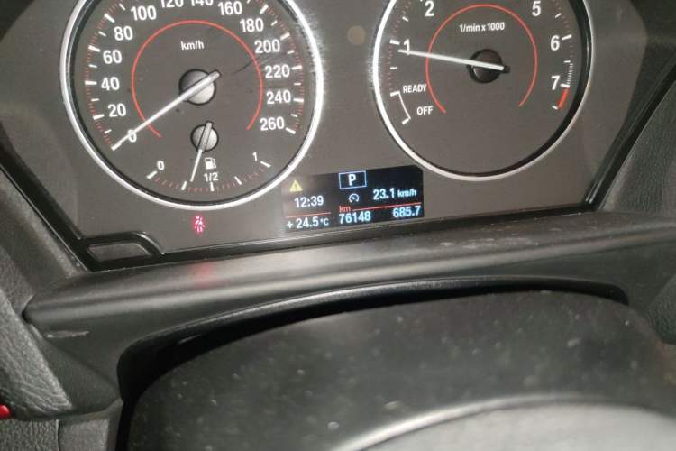 Used BMW 1 Series 2013 Revised 118i Sport Edition Odometer Close Up