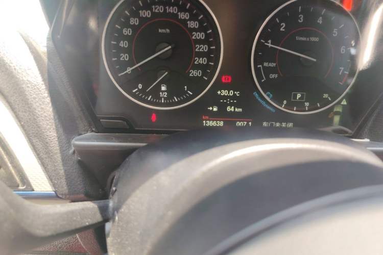 Used BMW 1 Series 2013 Facelift M135i 5-Door Version Odometer Close Up