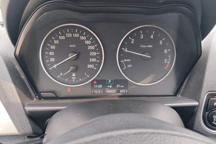 Used BMW 1 Series 2013 Revised 116i Leading Edition Odometer Close Up