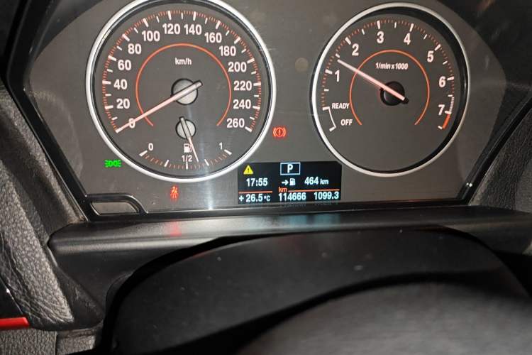 Used BMW 1 Series 2013 Revised 118i Sport Edition Odometer Close Up