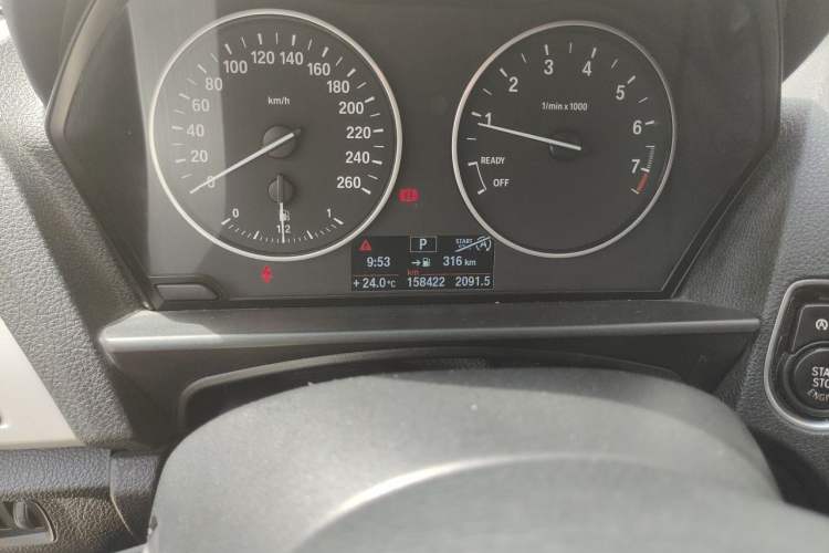Used BMW 1 Series 2013 Revised 116i Leading Edition Odometer Close Up