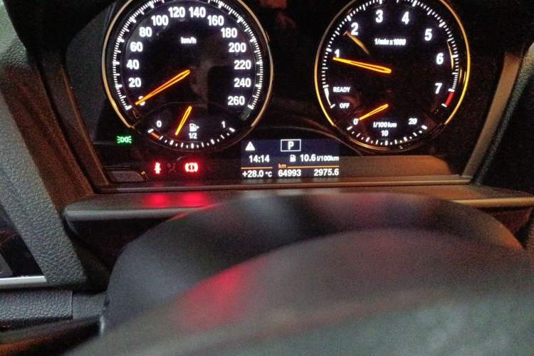 Used BMW 1 Series 2013 Revised 116i Leading Edition Odometer Close Up