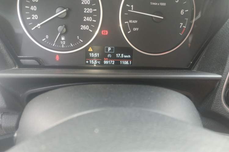 Used BMW 1 Series 2013 Revised 116i Leading Edition Odometer Close Up