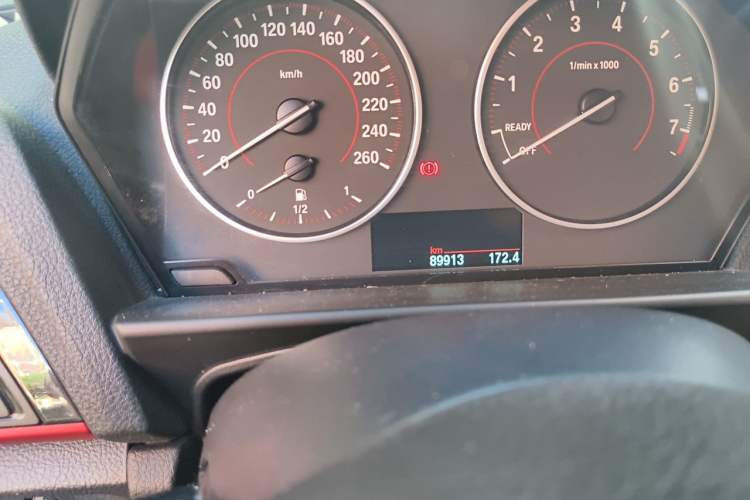 Used BMW 1 Series 2013 Revised 118i Sport Edition Odometer Close Up
