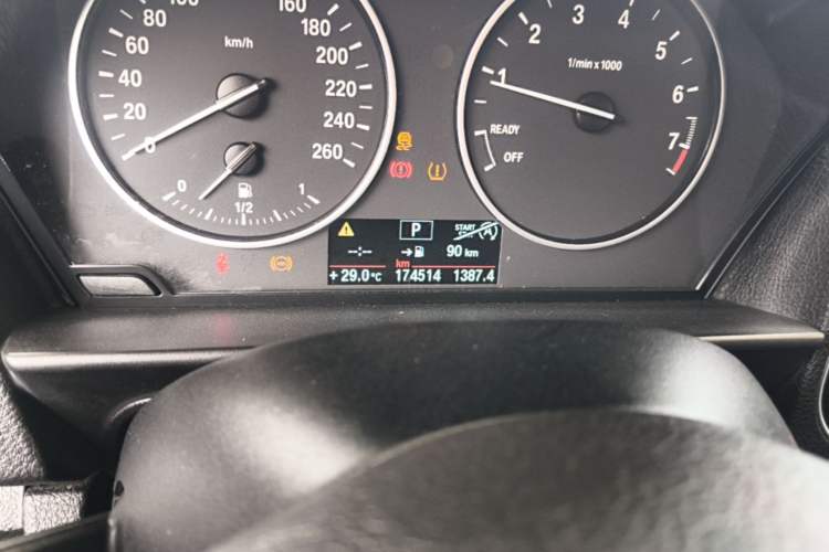 Used BMW 1 Series 2013 Revised 116i Leading Edition Odometer Close Up