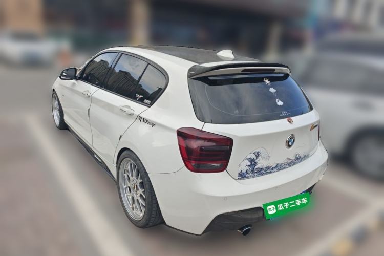 Used BMW 1 Series 2013 M135i 5-door model Rear Left 45 Deg