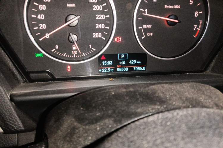 Used BMW 1 Series 2013 Facelifted 118i Leading Edition Odometer Close Up