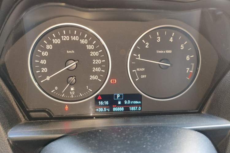 Used BMW 1 Series 2013 Revised 116i Leading Edition Odometer Close Up
