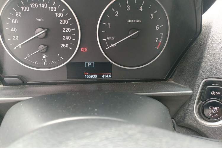 Used BMW 1 Series  Odometer Close Up