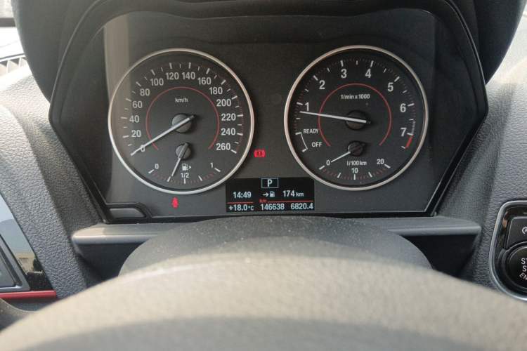 Used BMW 1 Series 2015 120i Sport Design Package Odometer Close Up