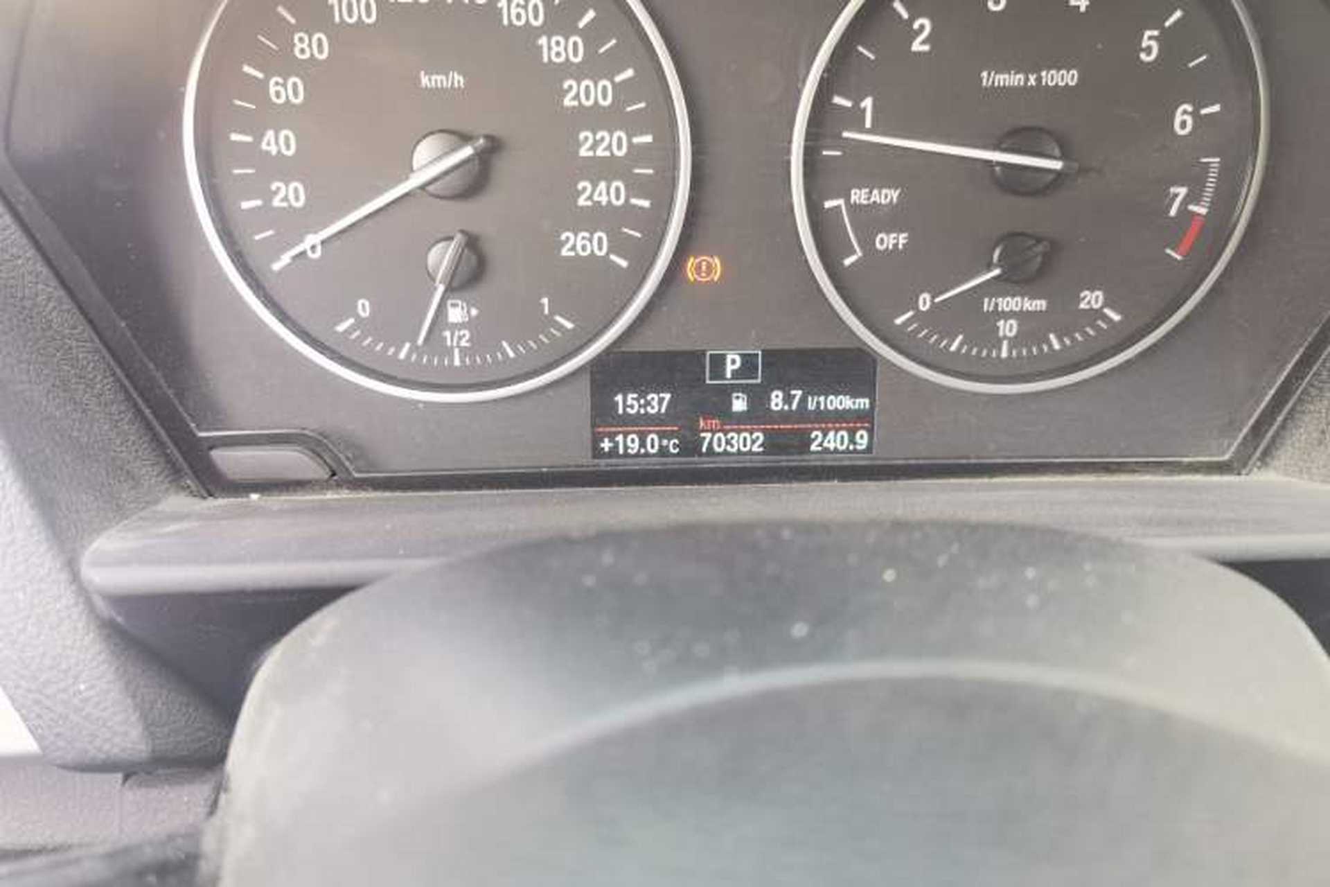 Used BMW 1 Series 2015 120i Leading Model Odometer Close Up