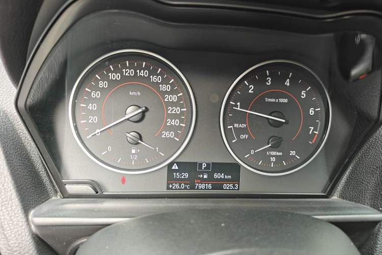 Used BMW 1 Series 2015 120i Sport Design Package Odometer Close Up