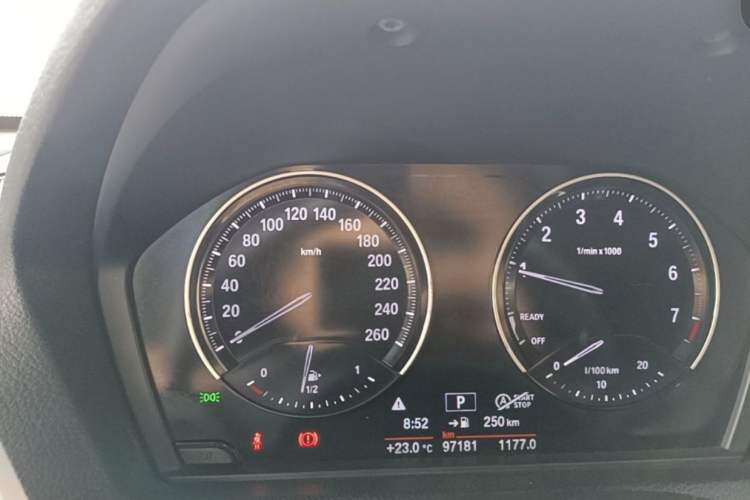 Used BMW 1 Series 2016 118i Leading Model Odometer Close Up