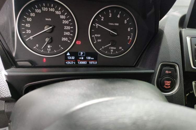 Used BMW 1 Series 2016 118i Leading Model Odometer Close Up