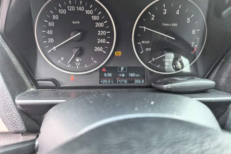 Used BMW 1 Series 2016 118i Leading Model Odometer Close Up