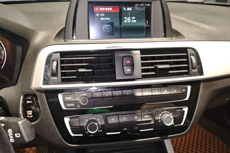 Used BMW 1 Series 2016 118i Leading Model Audio And AC Panel