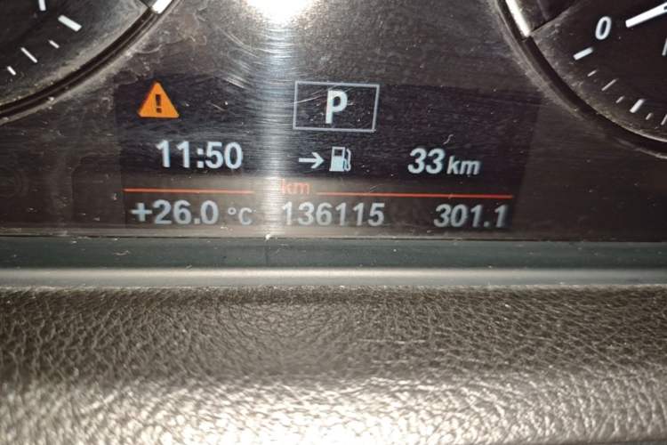 Used BMW 1 Series 2016 118i Leading Model Odometer Close Up