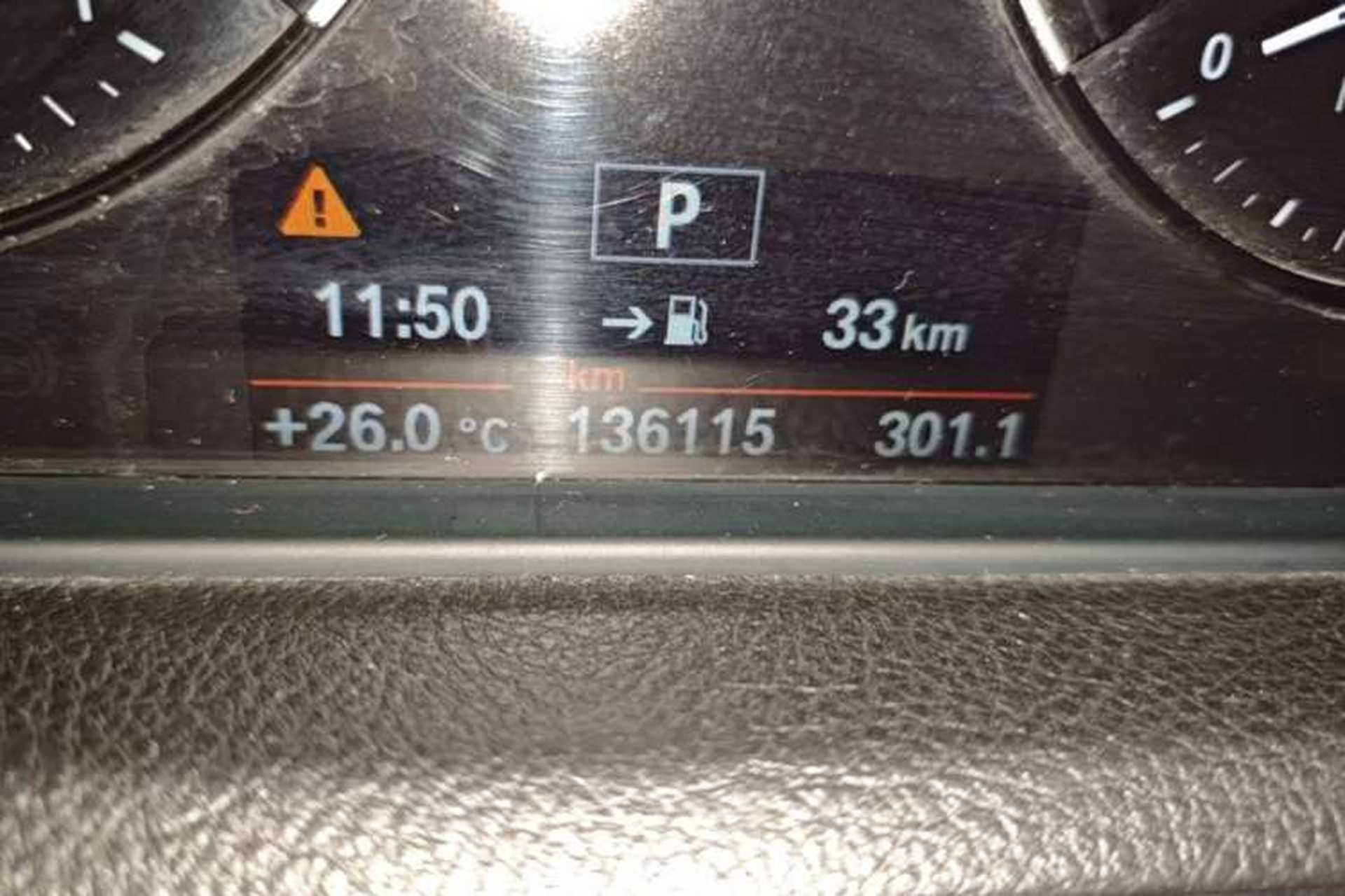 Used BMW 1 Series 2016 118i Leading Model Odometer Close Up