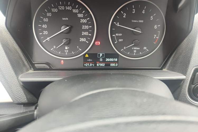 Used BMW 1 Series 2016 118i Leading Model Odometer Close Up