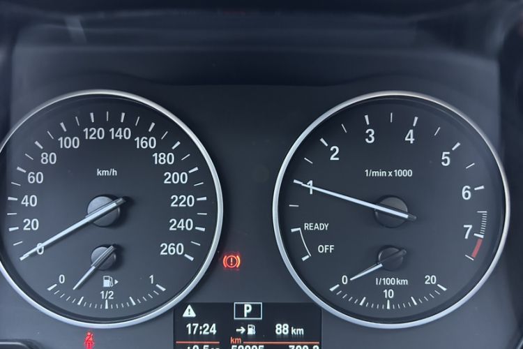 Used BMW 1 Series 2016 120i Leading Model Odometer Close Up