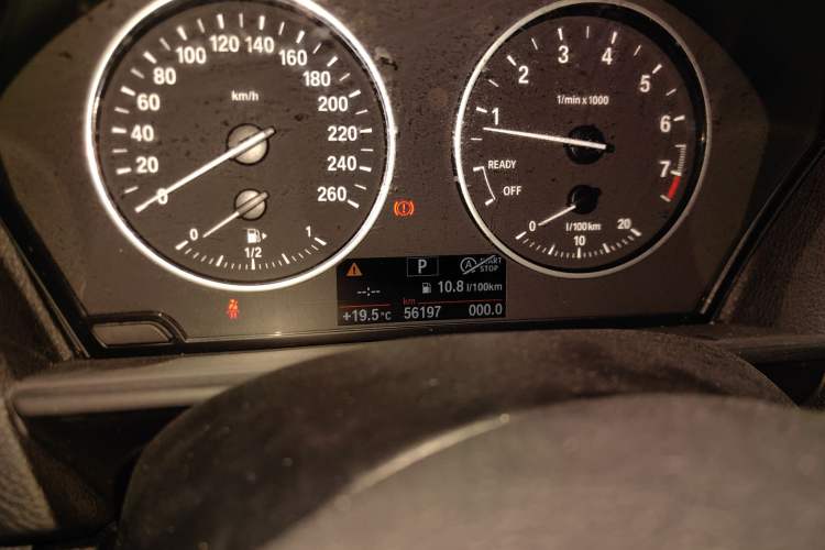 Used BMW 1 Series 2016 120i Leading Model Odometer Close Up