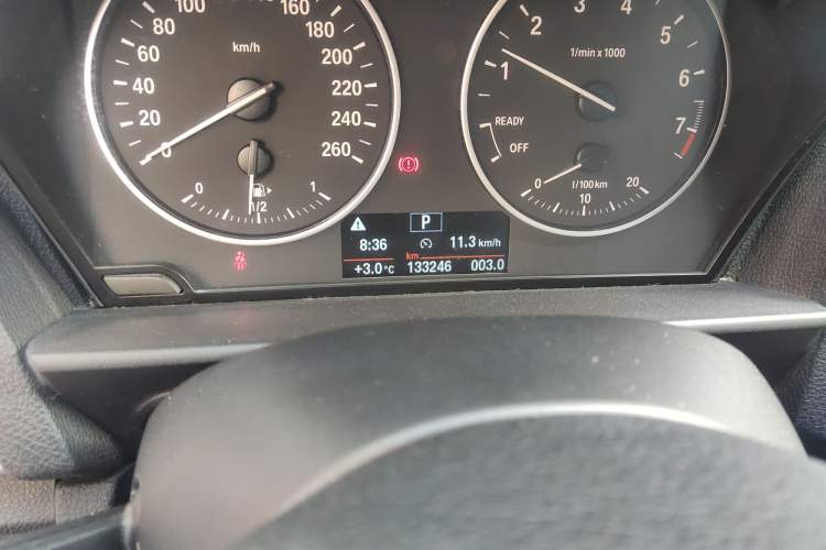 Used BMW 1 Series 2016 118i Leading Model Odometer Close Up