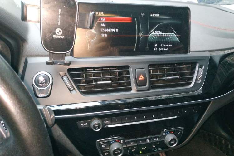 Used BMW 1 Series 2017 125i Sport Model Audio And AC Panel